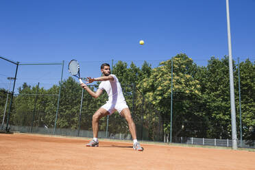 Tennis player during a tennis match - ABZF02688