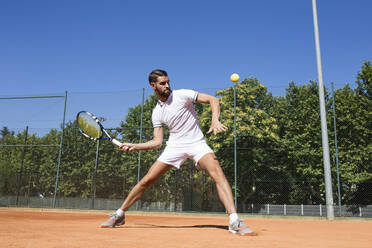 Tennis player during a tennis match - ABZF02689