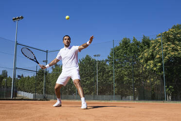 Tennis player during a tennis match - ABZF02690