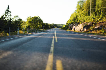 Leere Straße im Algonquin Provincial Park, Ontario, Kanada - GIOF07427