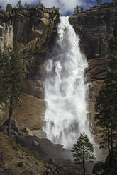 Majestätischer Blick auf den Bridalveil Fall im Yosemite National Park - CAVF68233