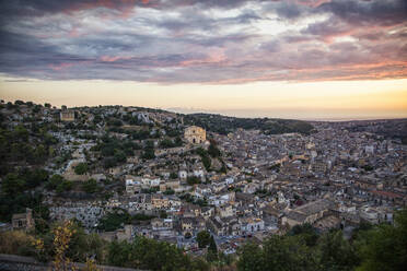 View of Scicli, Province of Ragusa, Sicily - MAMF00927
