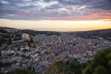 View of Scicli, Province of Ragusa, Sicily - MAMF00928