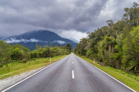 Haast Highway, Südinsel, Neuseeland, lizenzfreies Stockfoto