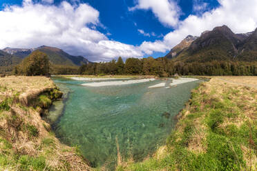 Eglinton River, Südinsel, Neuseeland - SMAF01674