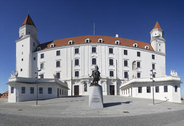 Slowakei, Bratislava, Außenseite der Burg von Bratislava - WWF05339