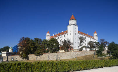 Slowakei, Bratislava, Außenseite der Burg von Bratislava - WWF05340