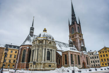 Riddarholm Kirche im Winter, Stockholm, Schweden - RUNF03377