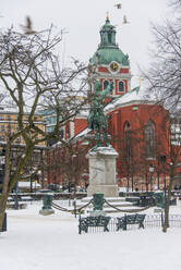 The Kungstradgarden in winter, Stockholm, Sweden - RUNF03390