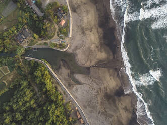 Aerial view of the beach, Kedungu, Bali, Indonesia - KNTF03655