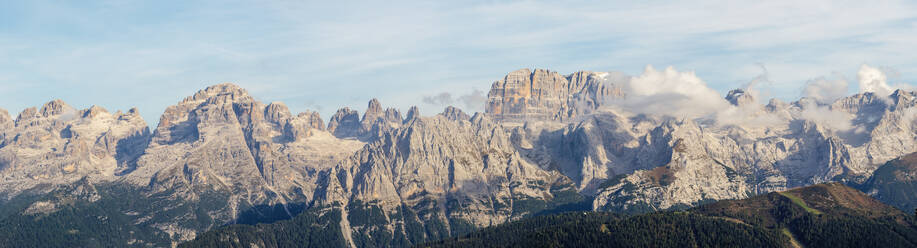 Panoramablick über die Adamello-Alpen, Italien - LAF02413