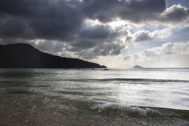 Dramatic ocean scene at Dam Trau beach on Con Son Island, Vietnam. - CAVF69099