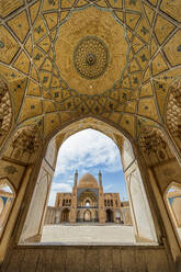 Agha-Bozorg-Moschee, Innenhof, Kashan, Provinz Isfahan, Islamische Republik Iran, Naher Osten - RHPLF12676