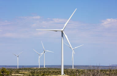 Windmühlen auf dem Feld gegen den Himmel - CAVF69329