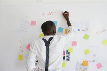 Young businessman working on a project in office - IGGF01470