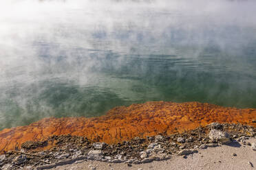 Champagne Pool, Wai-O-Tapu Thermal Wonderland, Taupo Volcanic Zone, North Island, New Zealand - FOF11167