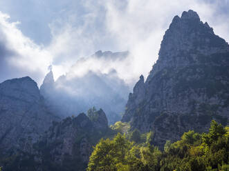 Foggy mountains at Recoaro Terme, Veneto, Italy - LAF02425