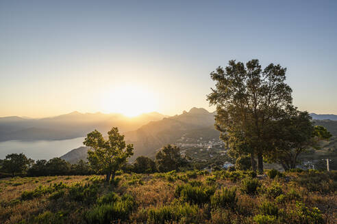 View from Belvedere de Saliccio, Piana, Corse-du-Sud, Corsica, France - MSUF00020