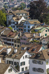 Schweiz, Kanton Zürich, Zürich, Häuser im Altstadtquartier - WDF05596