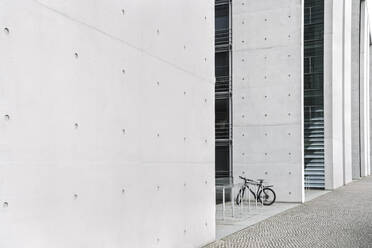 Parked bicycle, government district, Berlin, Germany - AHSF01579