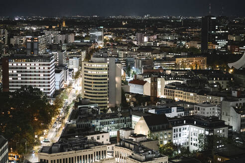 Stadtbild bei Nacht, Berlin, Deutschland - AHSF01588