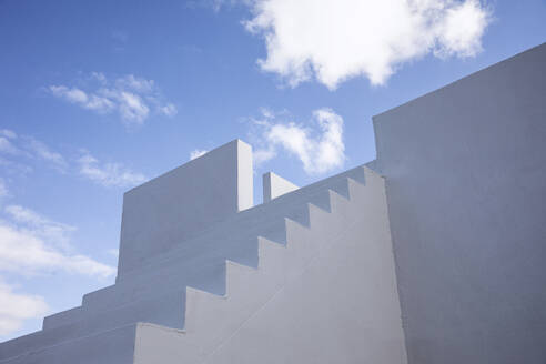 Clouds over white stairs - MCF00527