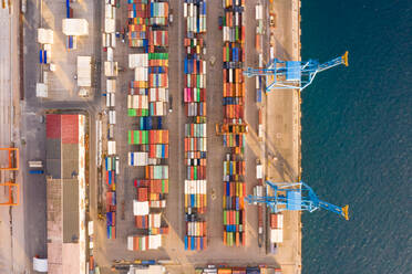 Aerial view of Adriatic Gate Container Terminal, Rijeka, Croatia. - AAEF05716