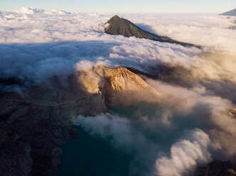 Luftaufnahme des Vulkans Bromo in Indonesien. - AAEF05802