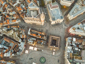 Aerial view of Lille historical downtown in France. - AAEF06054