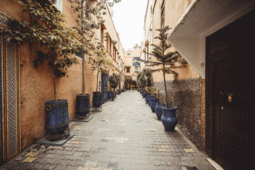 Medina and zoco detail streets in Marrakesh - CAVF69836