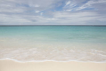 Scenic view of sea against cloudy sky - CAVF70043