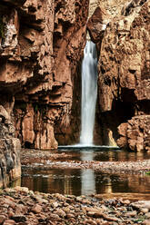 Langzeitbelichtung, künstlerisches Landschaftsfoto von Cibeque Falls, am Cibeque Creek - CAVF70108