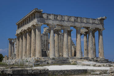 Afea Temple, Aegina, Saronic Islands, Greek Islands, Greece, Europe - RHPLF13214
