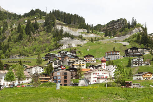 Stuben am Arlberg, Skigebiet, Vorarlberg, Österreich, Europa - RHPLF13225