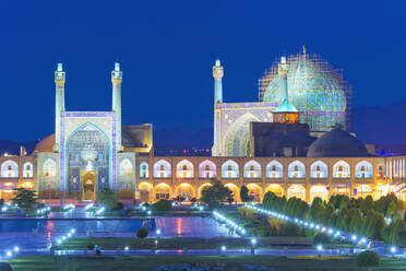 Masjed-e Imam Moschee bei Sonnenaufgang, Maydam-e Iman Platz, UNESCO Weltkulturerbe, Isfahan, Iran, Naher Osten - RHPLF13270