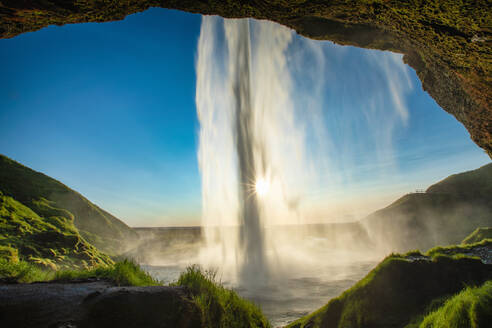 Wasserfall Seljalandsfoss, Island - CUF53947