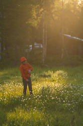 Boy in meadow - JOHF05020