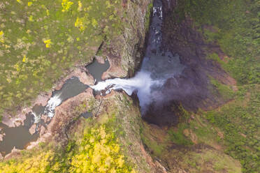 Aerial view of Wallaman Falls at Girringun National Park, Australia. - AAEF06149