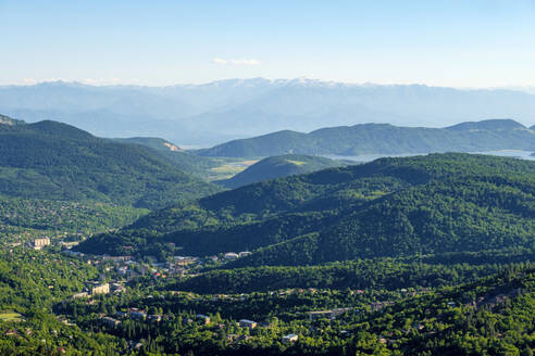 Blick vom Nakerala-Pass Kleiner Kaukasus, Nikortsminda, Region Racha-Lechkhumi und Kvemo Svaneti, Georgien - CAVF71538