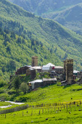 Murkmeli village, Ushguli, Samegrelo-Zemo Svaneti region, Georgia - CAVF71545