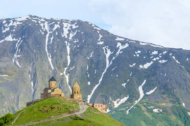 Gergeti Trinity Church, Stepantsminda, Mtskheta-Mtianeti, Georgia - CAVF71566