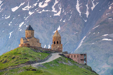 Gergeti Trinity Church, Stepantsminda, Mtskheta-Mtianeti, Georgia - CAVF71571