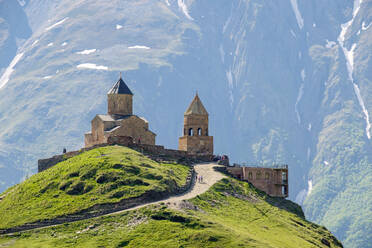 Gergeti Trinity Church, Stepantsminda, Mtskheta-Mtianeti, Georgia - CAVF71572