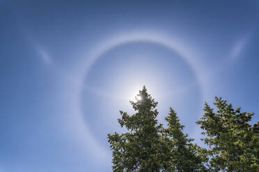 Atmosphärischer Halo am Himmel - CAVF72252