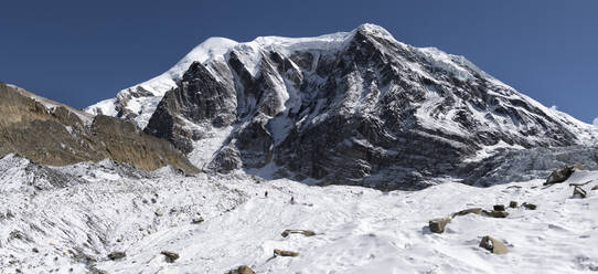 Chonbarden-Gletscher, Dhaulagiri-Rundwanderung, Himalaya, Nepal - ALRF01651