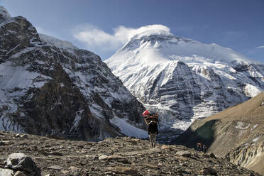Chonbarden-Gletscher, Dhaulagiri, Dhaulagiri-Rundwanderung, Himalaya, Nepal - ALRF01658