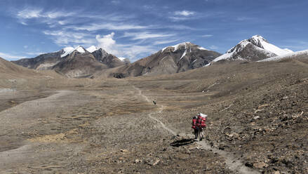 Verborgenes Tal, Sechi Lek, Dhampus Peak, Dhaulagiri Circuit Trek, Himalaya, Nepal - ALRF01667