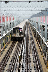 USA, New York, New York City, Commuter train - CJMF00229