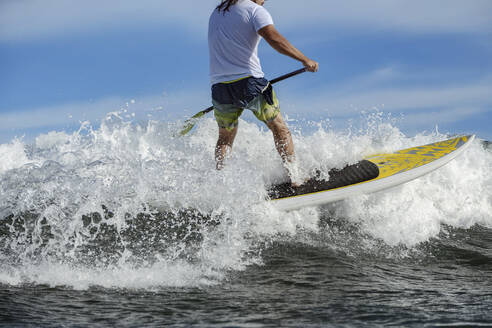 SUP surfer, Bali, Indonesia - KNTF03885