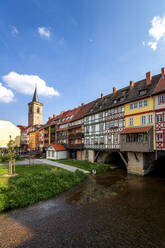 Deutschland, Thüringen, Erfurt, Kramerbrucke - PUF01831